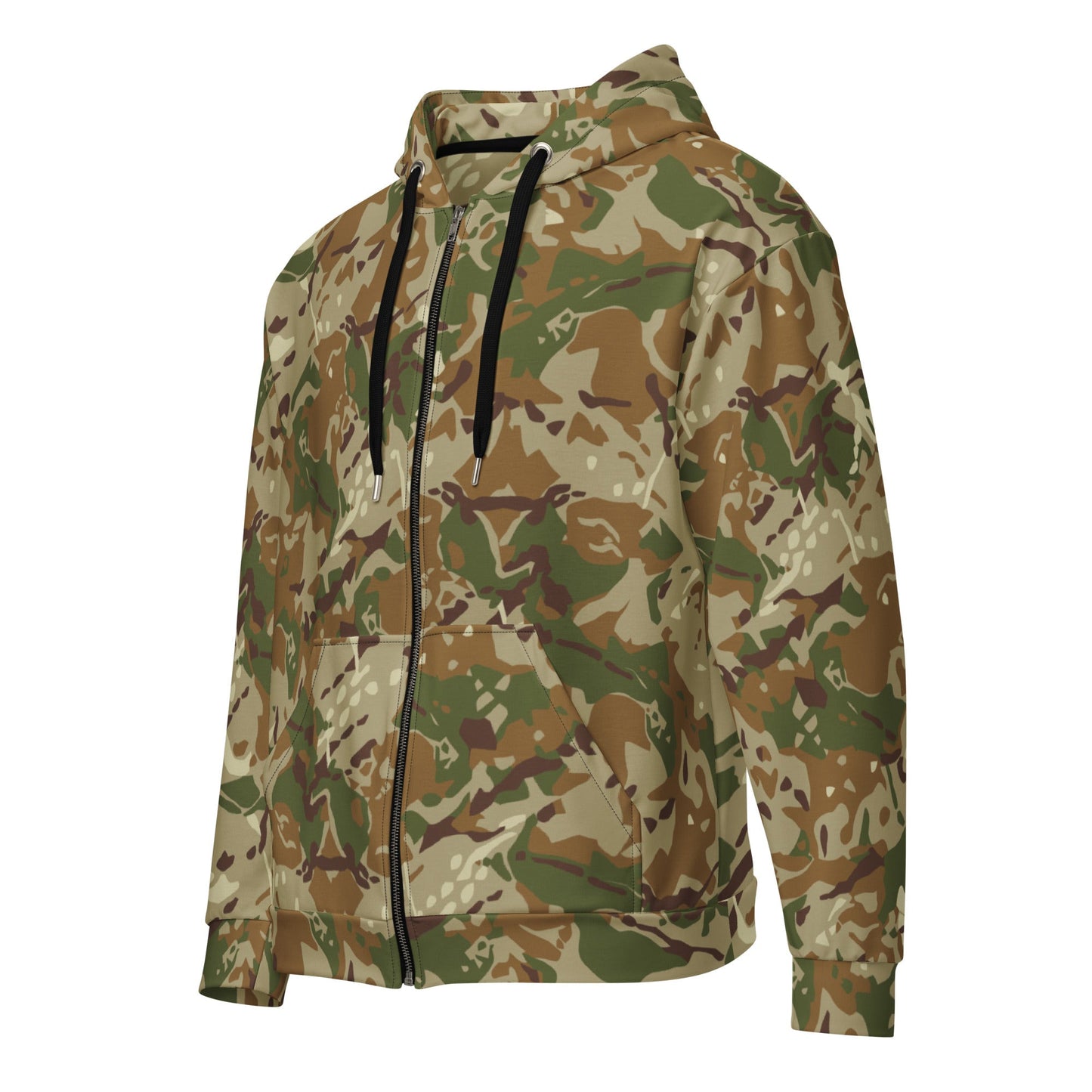 Hungarian Multi terrain CAMO Unisex zip hoodie Zip Hoodies