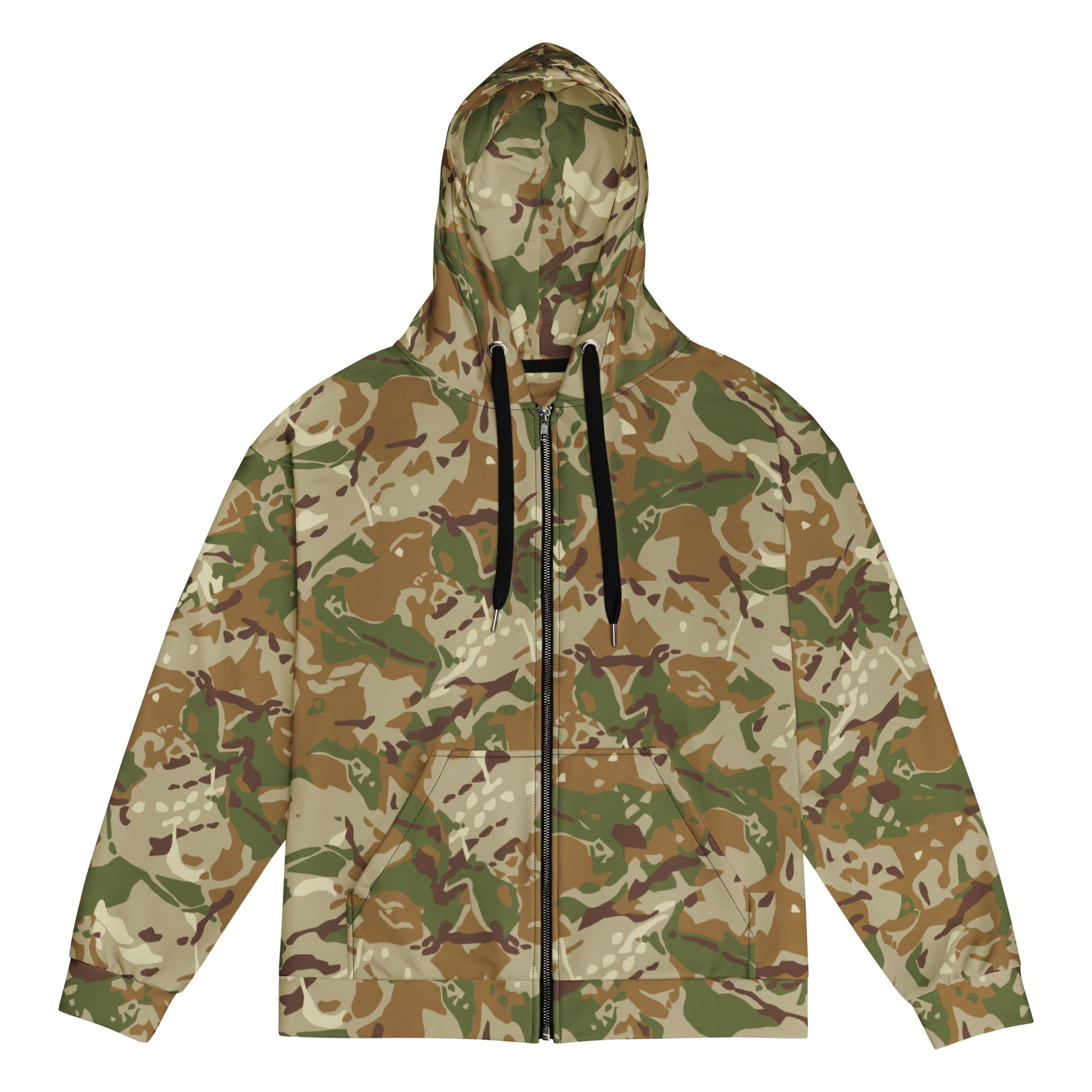 Hungarian Multi terrain CAMO Unisex zip hoodie 2XS Zip Hoodies