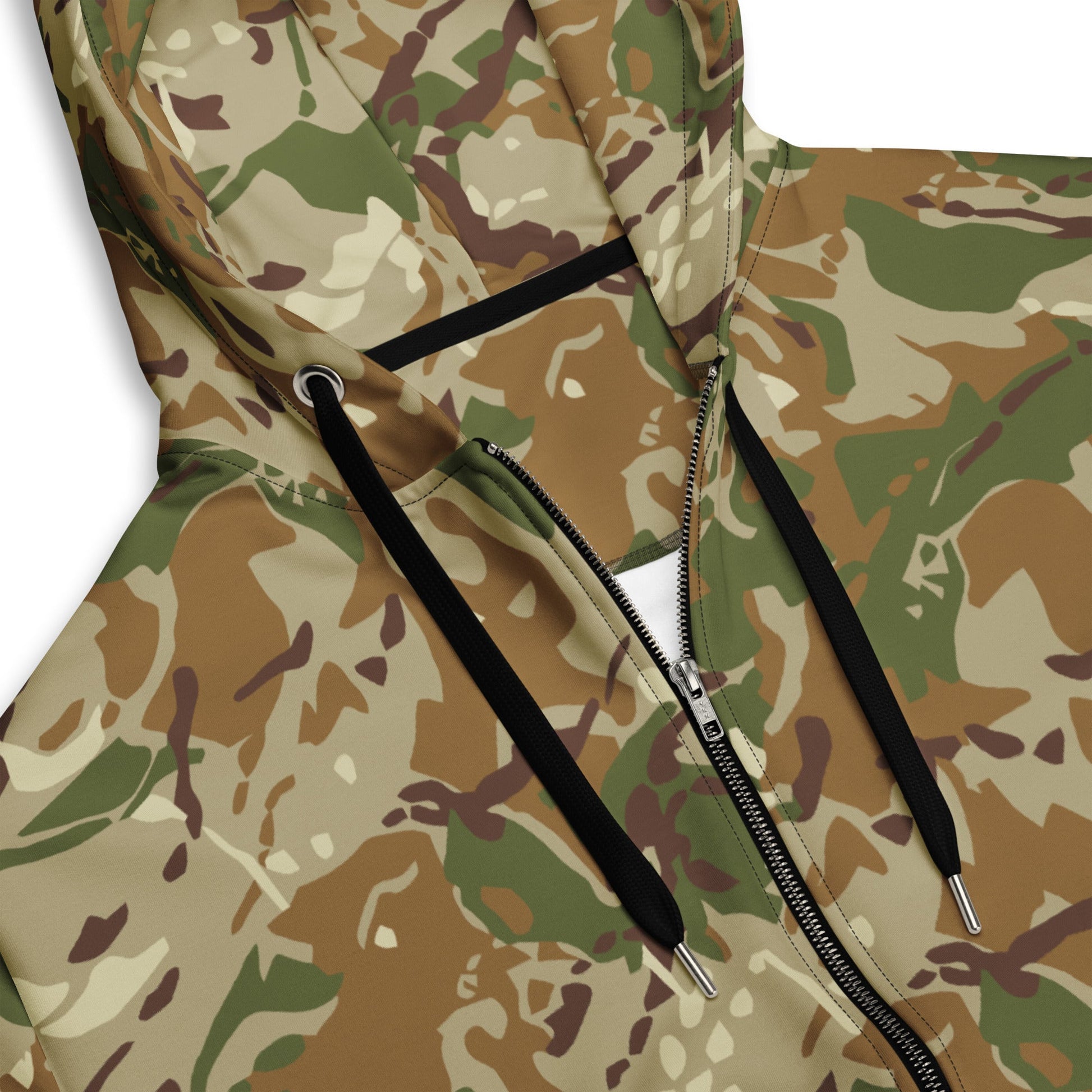 Hungarian Multi terrain CAMO Unisex zip hoodie Zip Hoodies