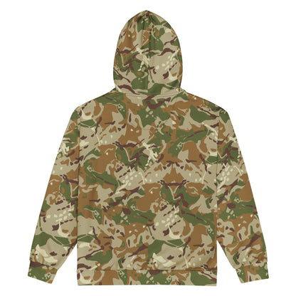 Hungarian Multi terrain CAMO Unisex zip hoodie Zip Hoodies