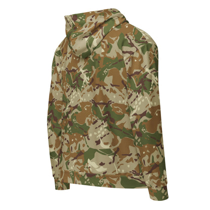 Hungarian Multi terrain CAMO Unisex zip hoodie Zip Hoodies