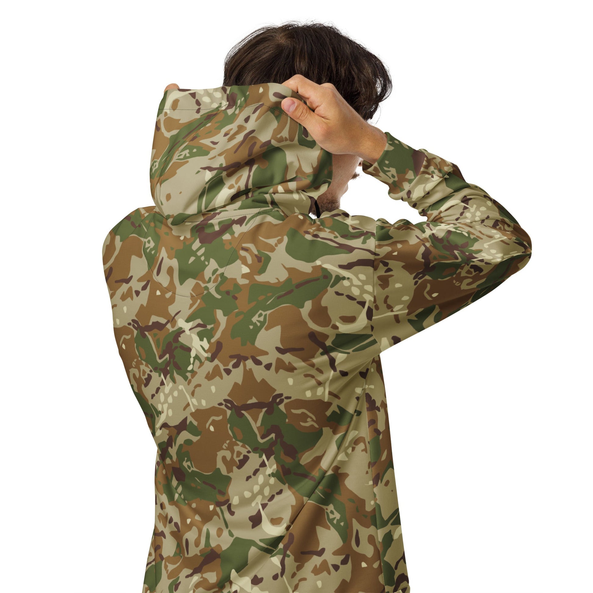 Hungarian Multi terrain CAMO Unisex zip hoodie Zip Hoodies