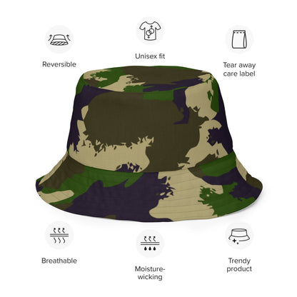 Hungarian NBC Leaf CAMO Reversible bucket hat - Bucket Hat