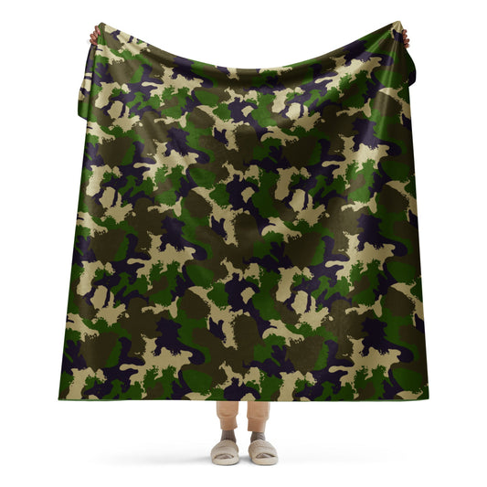 Hungarian NBC Leaf CAMO Sherpa blanket - 60″×80″ - Blanket