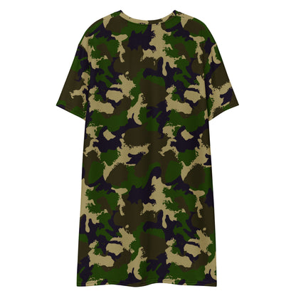 Hungarian NBC Leaf CAMO T-shirt dress - Womens T-Shirt Dress