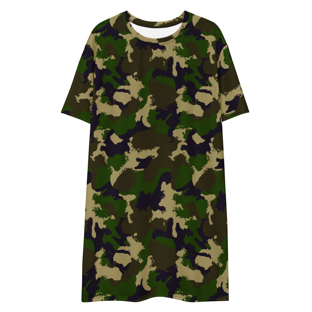 Hungarian NBC Leaf CAMO T-shirt dress - Womens T-Shirt Dress