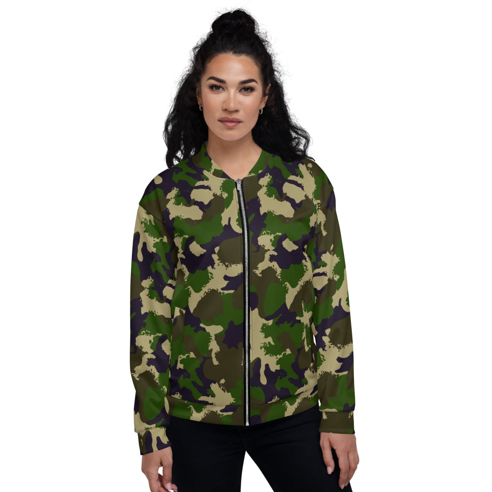 Hungarian NBC Leaf CAMO Unisex Bomber Jacket