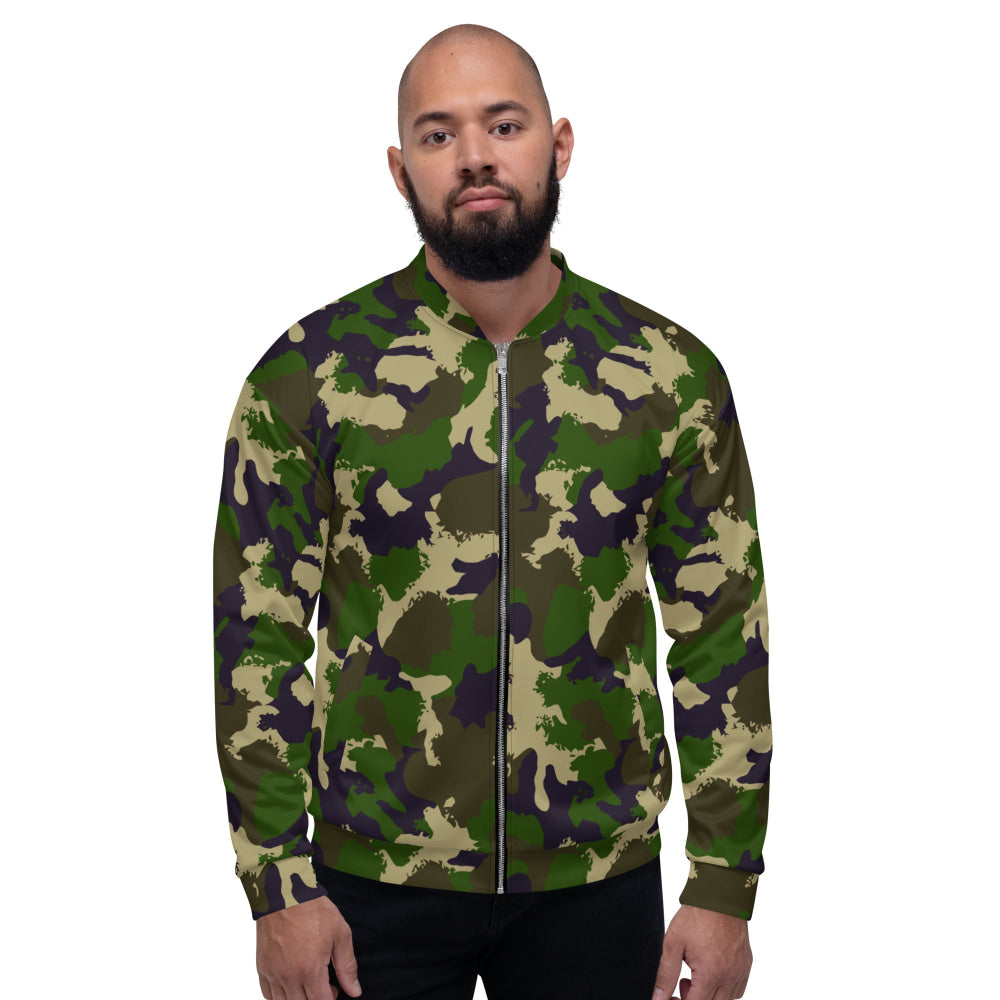 Hungarian NBC Leaf CAMO Unisex Bomber Jacket