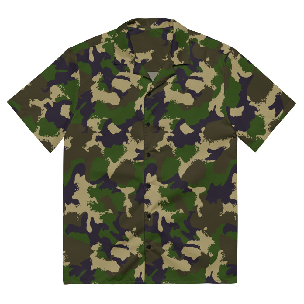 Hungarian NBC Leaf CAMO Unisex button shirt - 2XS - Button Shirt