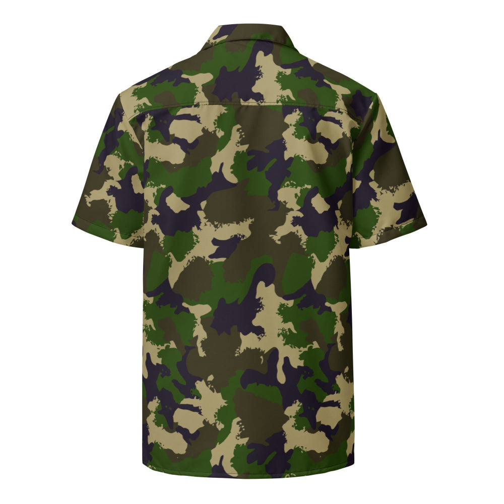 Hungarian NBC Leaf CAMO Unisex button shirt - Button Shirt