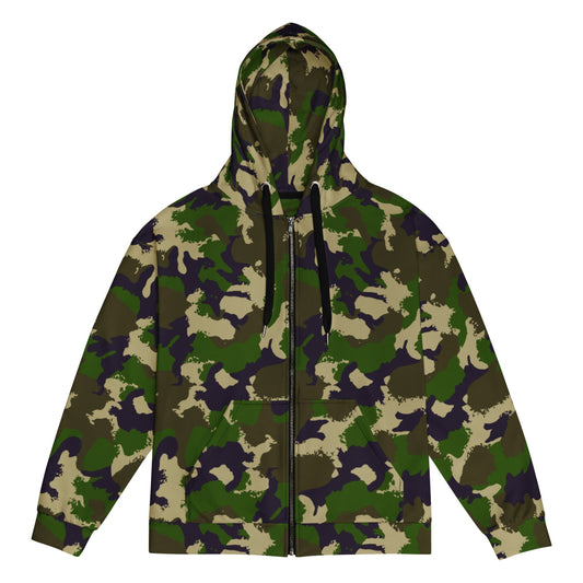 Hungarian NBC Leaf CAMO Unisex zip hoodie - Zip Hoodie