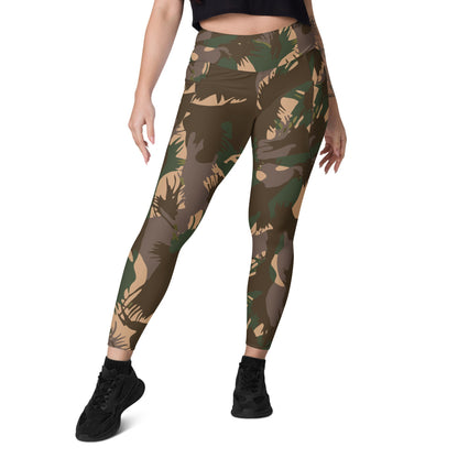 Indian Army Palm Frond CAMO Leggings with pockets - Womens With Pockets