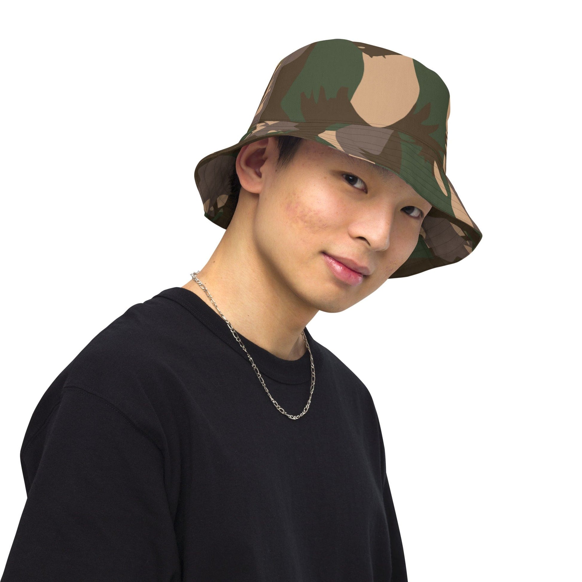 Indian Army Palm Frond CAMO Reversible bucket hat - Bucket Hat