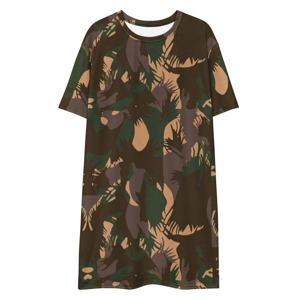 Indian Army Palm Frond CAMO T-shirt dress - Womens T-Shirt Dress