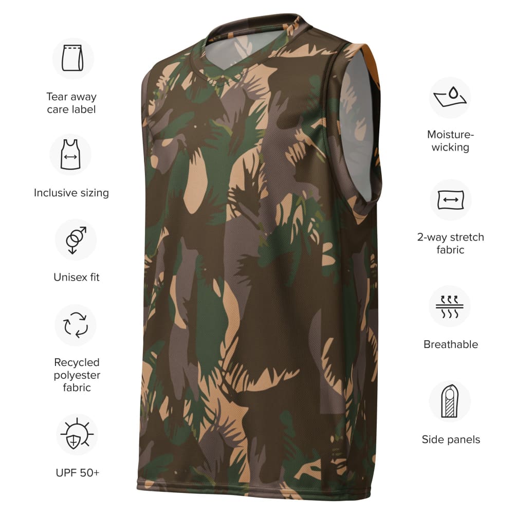 Indian Army Palm Frond CAMO unisex basketball jersey