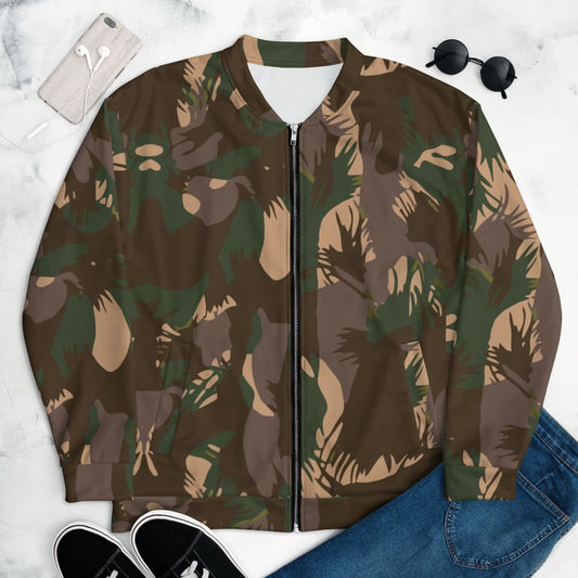 Indian Army Palm Frond CAMO Unisex Bomber Jacket - XS
