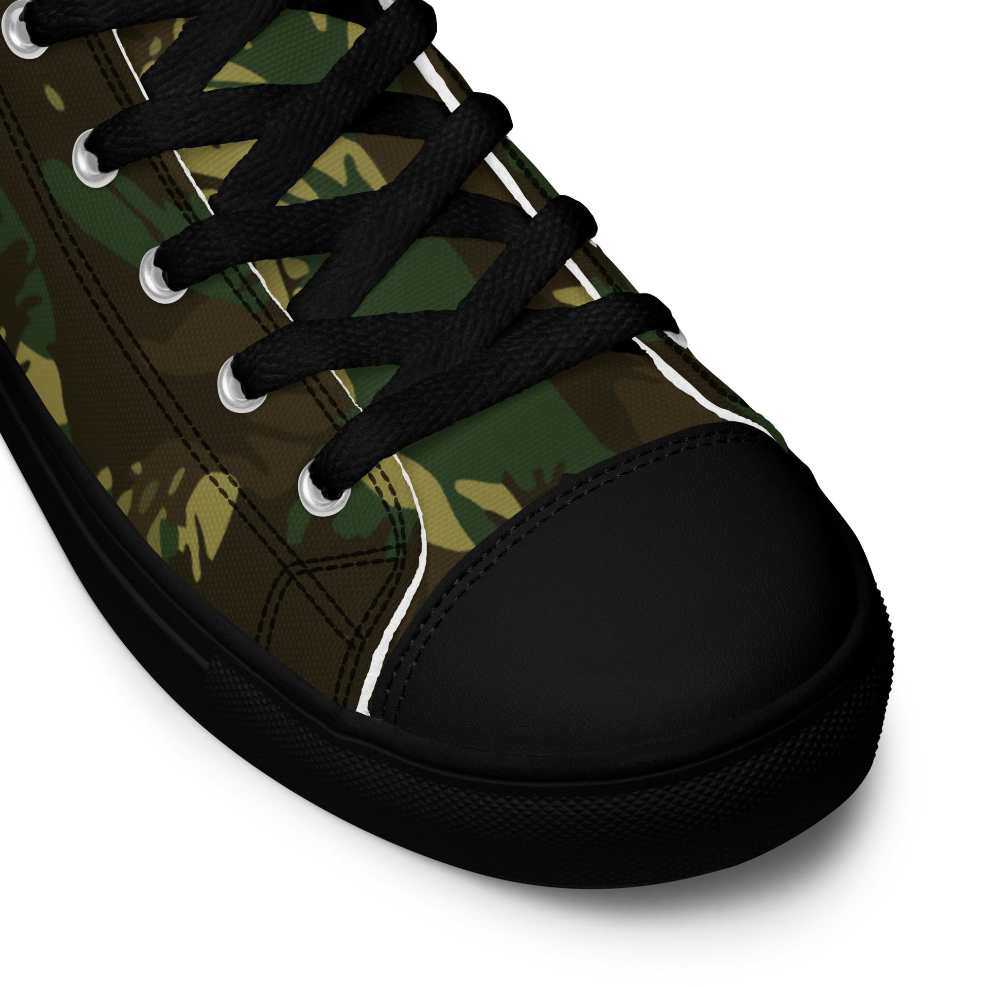 Indian DPM Leaf CAMO Mens High-Top Canvas Shoes