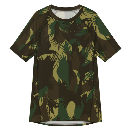 Indian DPM Leaf CAMO Mens Short-Sleeve Rash Guard - 2XS - Short-sleeve Guards