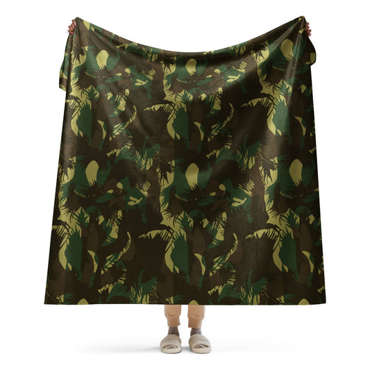 Indian DPM Leaf CAMO Sherpa blanket - 60″×80″ - Blankets