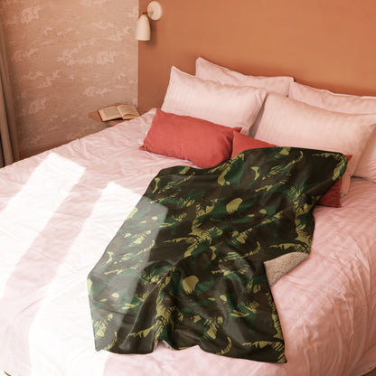 Indian DPM Leaf CAMO Sherpa blanket - Blanket