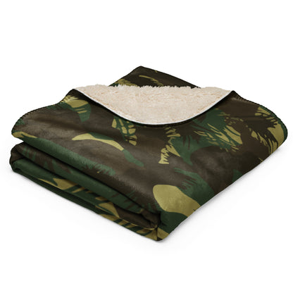 Indian DPM Leaf CAMO Sherpa blanket - Blanket