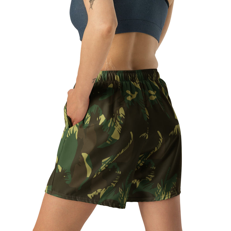 Leaf Indian Border Force CAMO Unisex Athletic Long Shorts