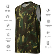 Leaf Indian Border Force CAMO Unisex Basketball Jersey