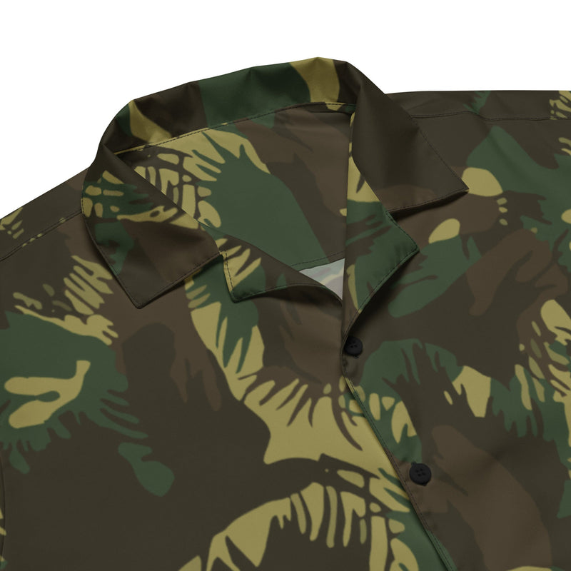 Leaf Indian Border Force CAMO Unisex Short-Sleeve Button Shirt