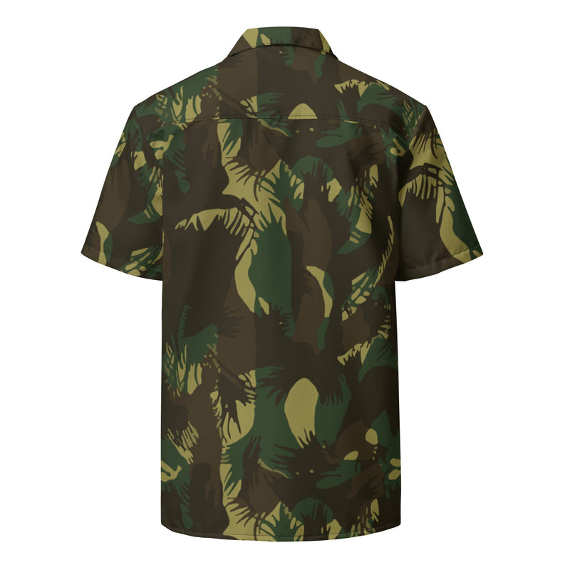 Leaf Indian Border Force CAMO Unisex Short-Sleeve Button Shirt