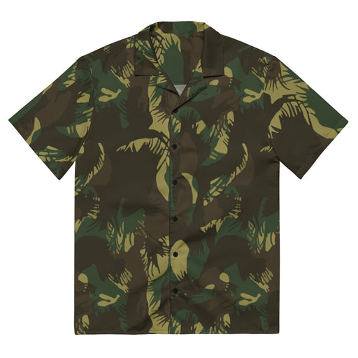 Leaf Indian Border Force CAMO Unisex Short-Sleeve Button Shirt - 2XS - Button-Up