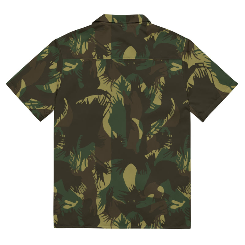 Leaf Indian Border Force CAMO Unisex Short-Sleeve Button Shirt