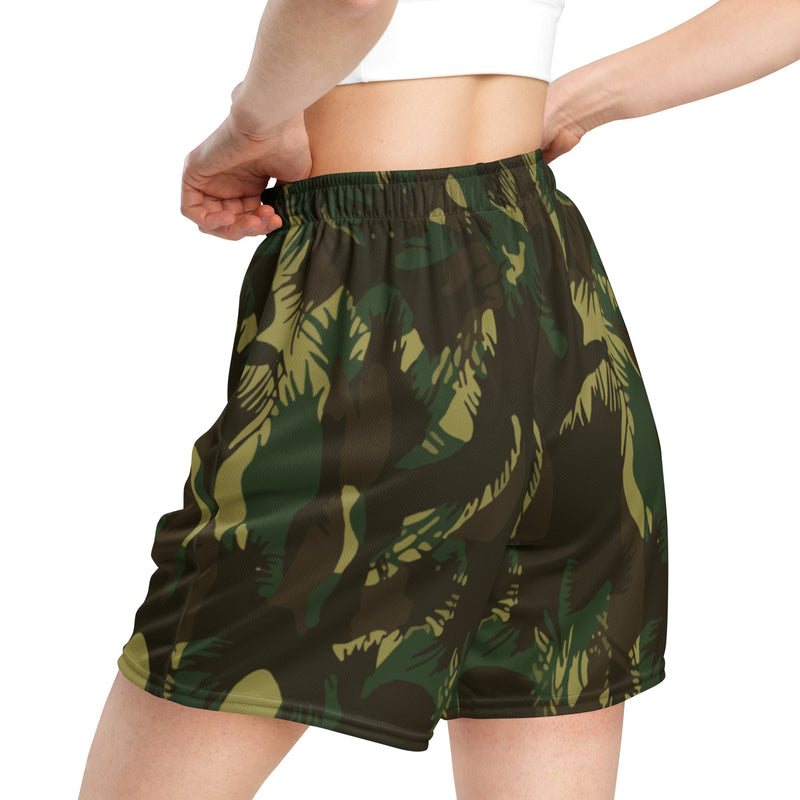 Leaf Indian Border Force CAMO Unisex Mesh Shorts