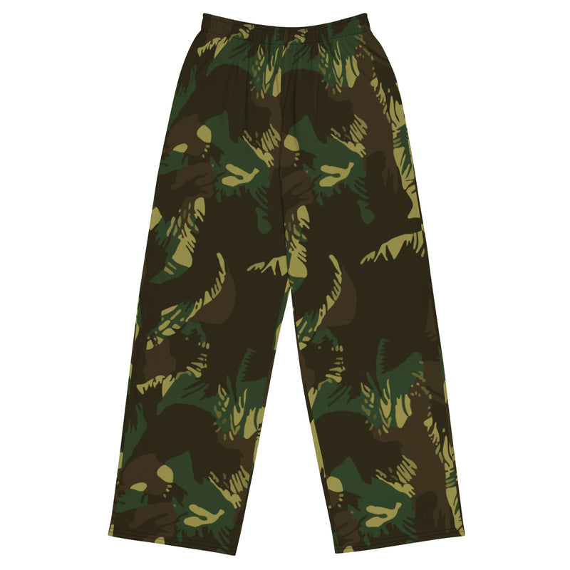 Leaf Indian Border Force CAMO Unisex Wide-Leg Leisure Pants - 2XS