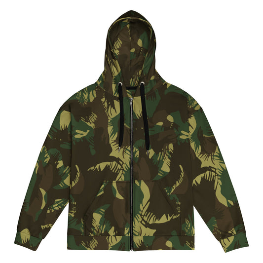 Indian DPM Leaf CAMO Unisex zip hoodie - 2XS - Zip Hoodies