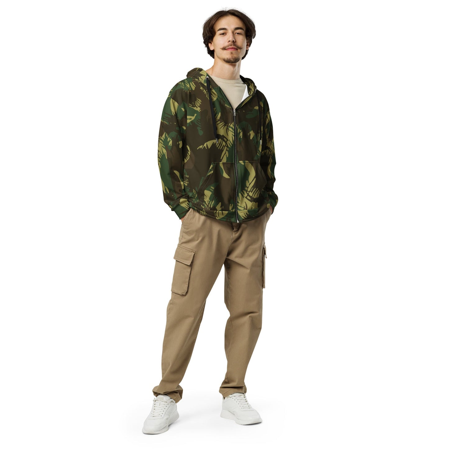 Indian DPM Leaf CAMO Unisex zip hoodie - Zip Hoodies