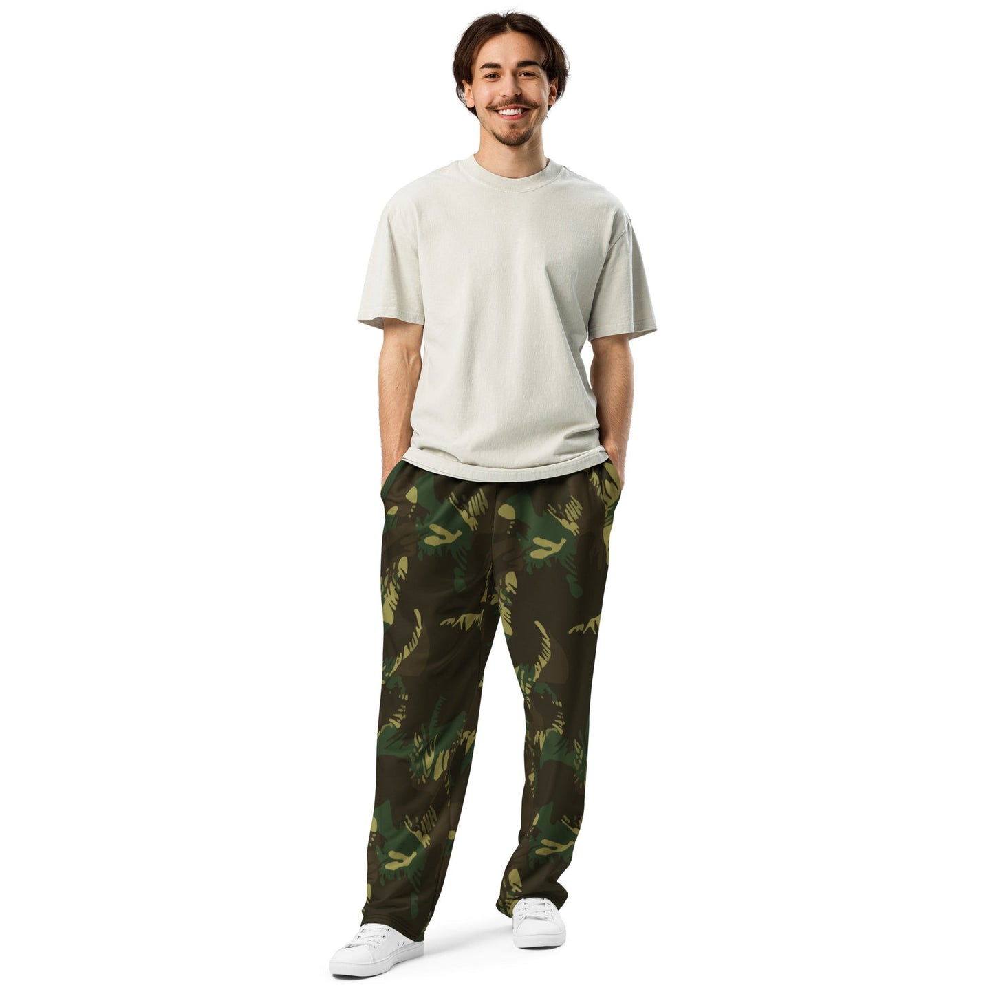 Indian DPM Leaf CAMO Wide-leg joggers - Joggers