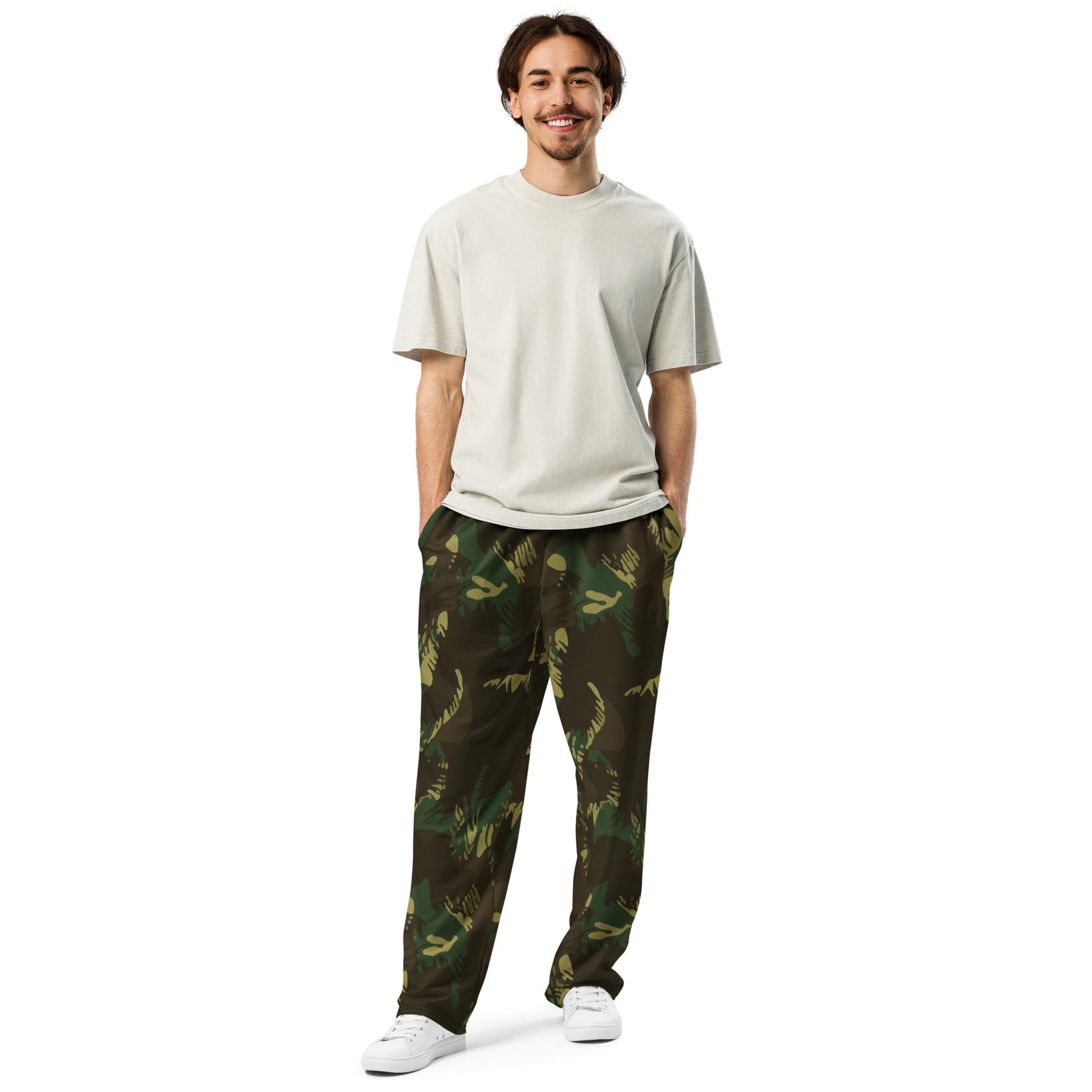 Indian DPM Leaf CAMO Wide-leg joggers - Joggers