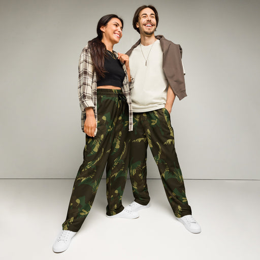 Leaf Indian Border Force CAMO Unisex Wide-Leg Joggers - 2XS