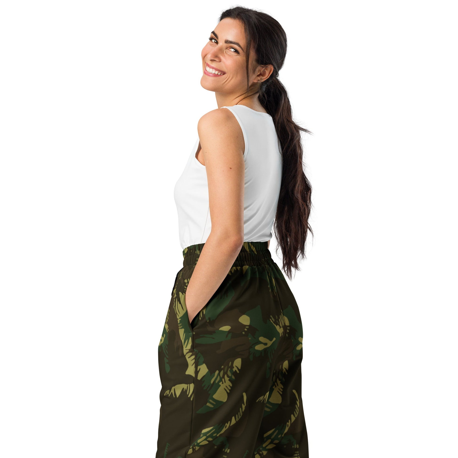 Indian DPM Leaf CAMO Wide-leg joggers - Joggers