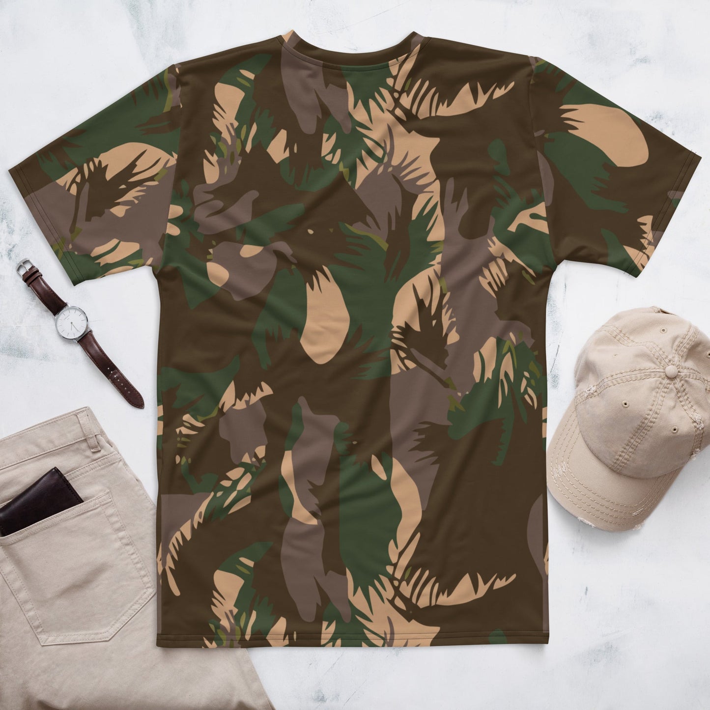 Indian DPM Palm Frond CAMO Mens t shirt T Shirts