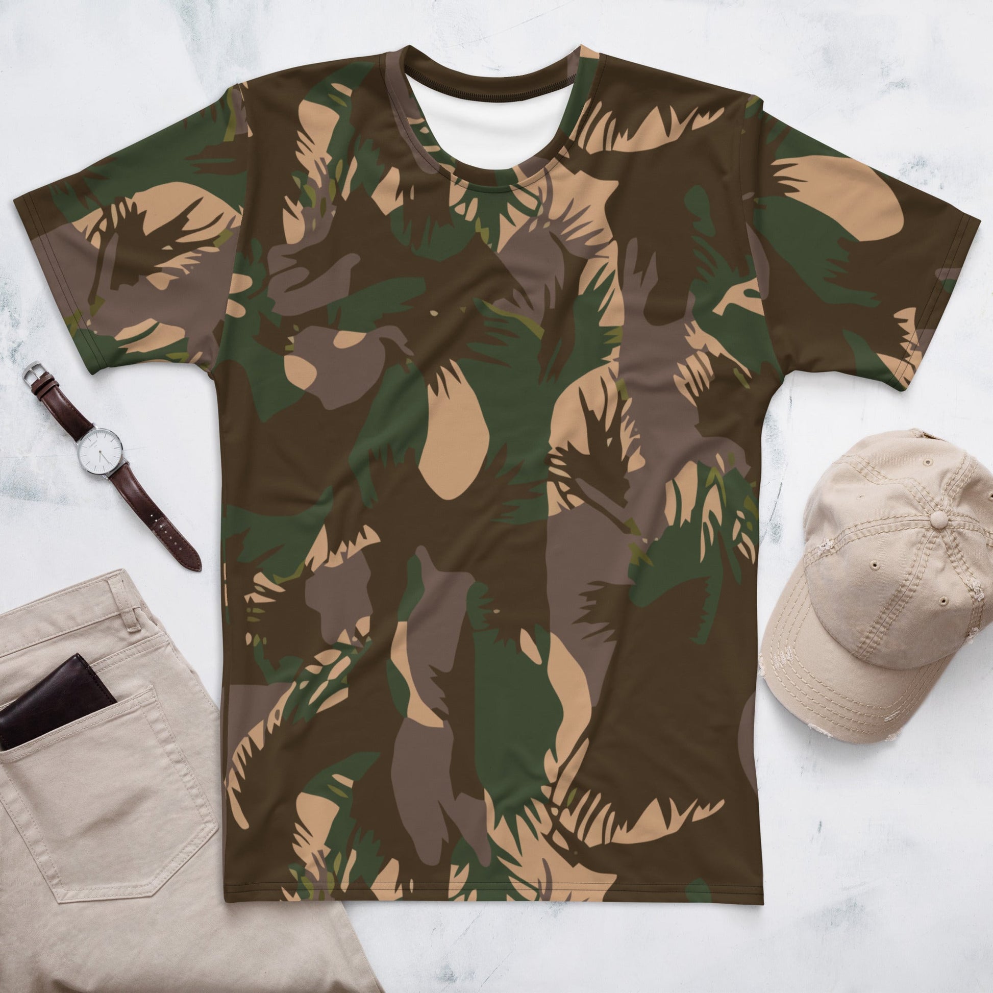 Indian DPM Palm Frond CAMO Mens t shirt XS T Shirts