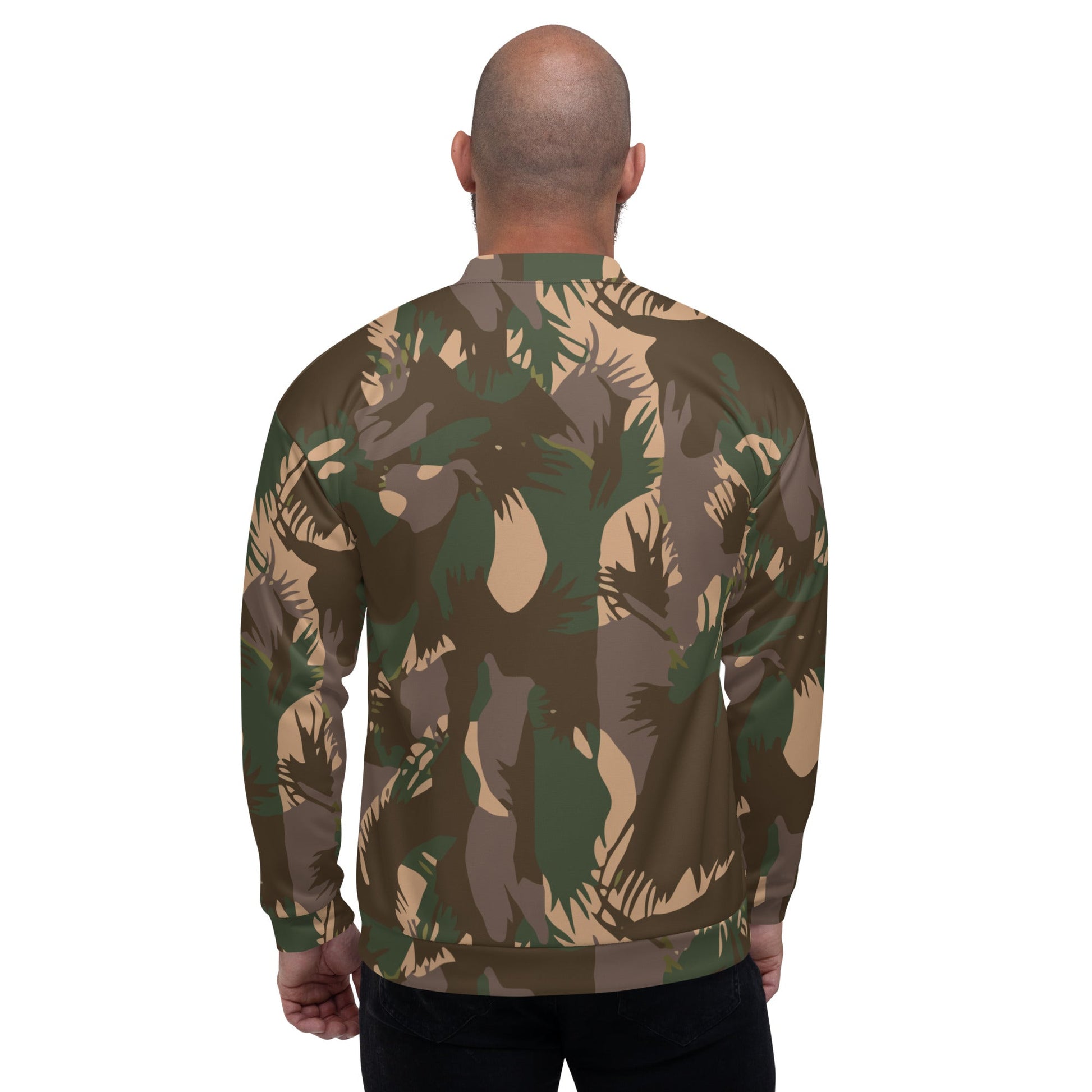 Indian DPM Palm Frond CAMO Unisex Bomber Jacket - Jackets