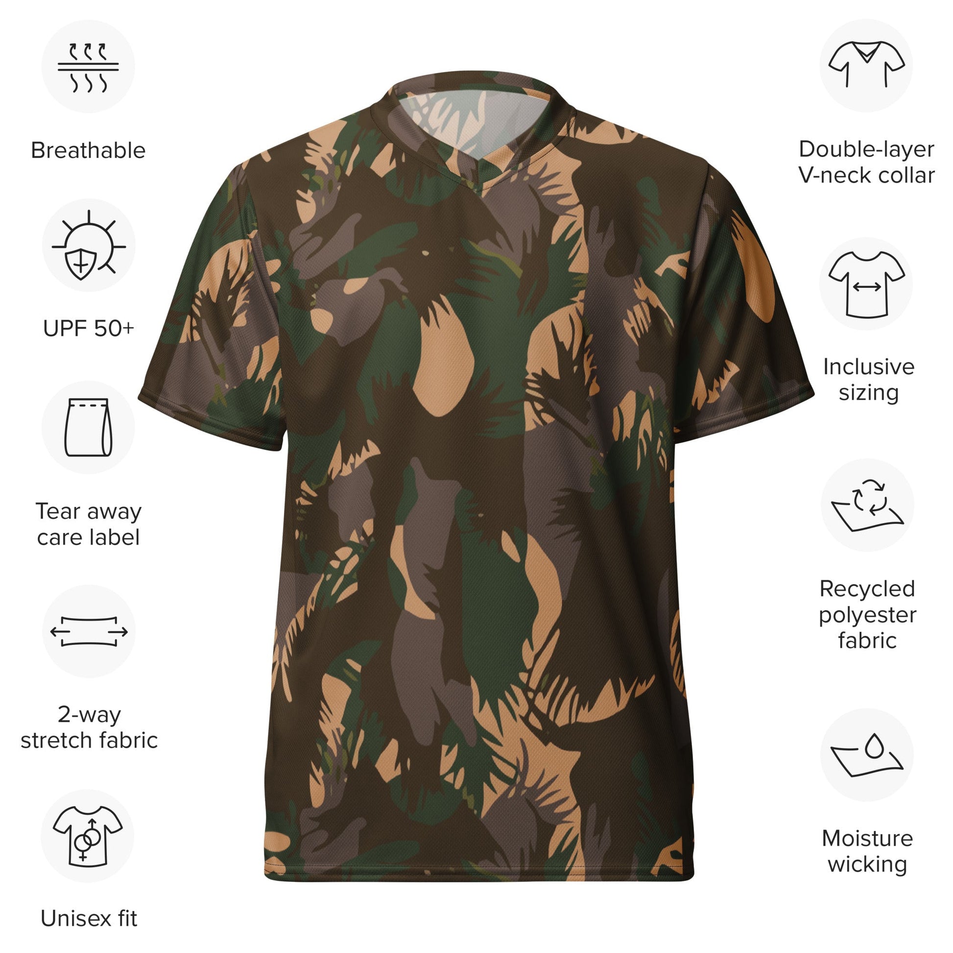 Indian DPM Palm Frond CAMO unisex sports jersey - Sports Jerseys