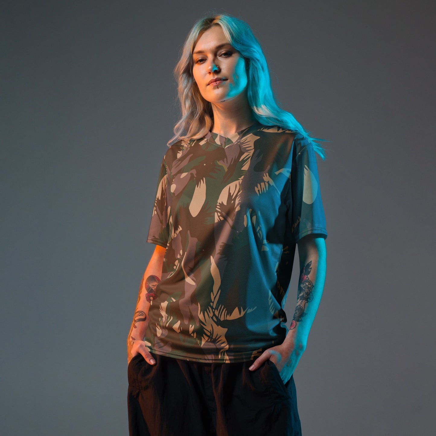 Indian DPM Palm Frond CAMO unisex sports jersey - Sports Jerseys