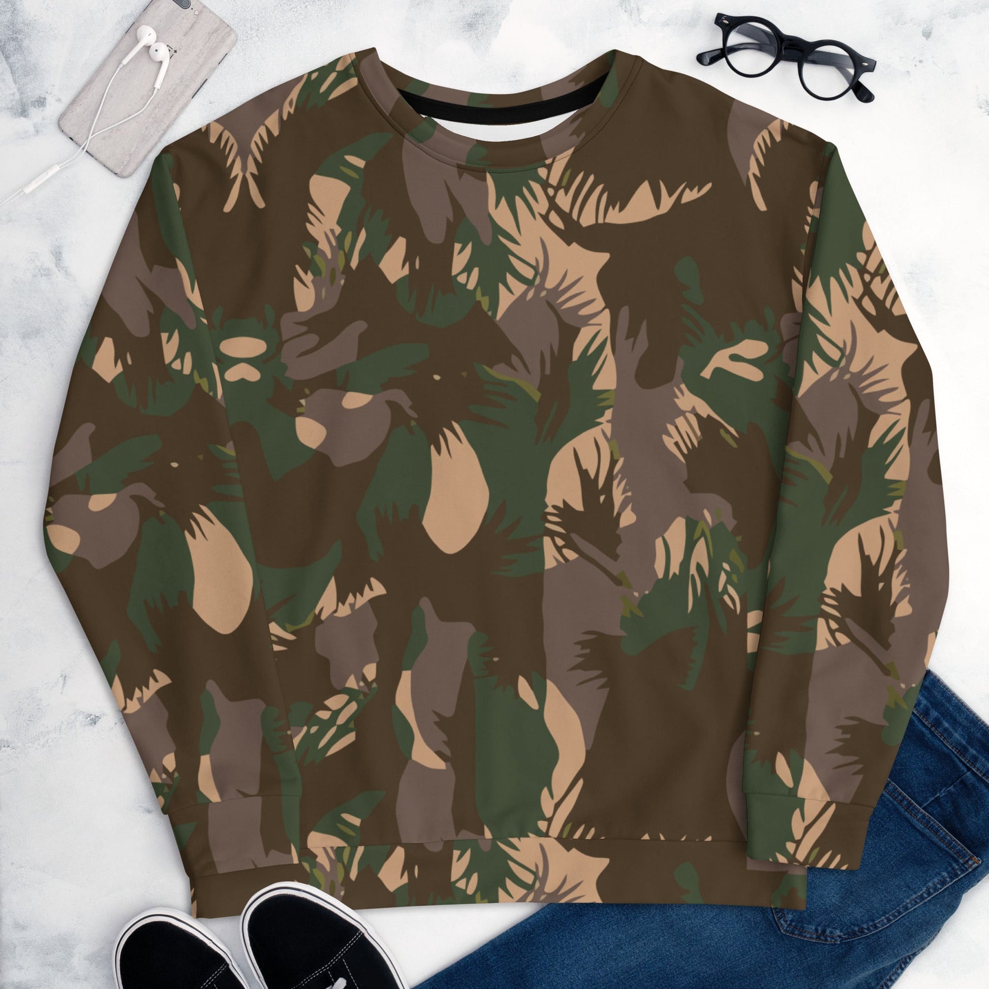 Indian DPM Palm Frond CAMO Unisex Sweatshirt - Sweatshirts