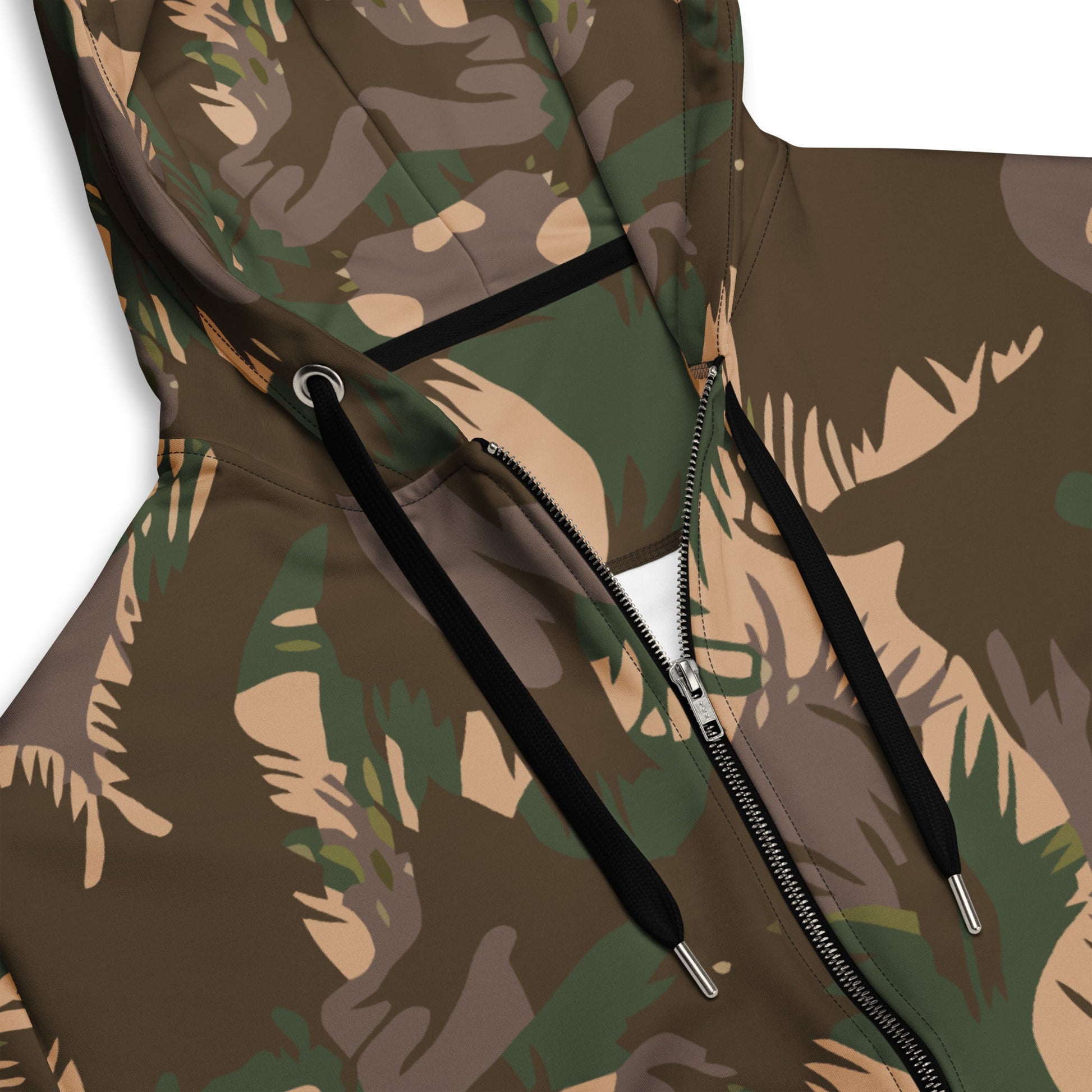 Indian DPM Palm Frond CAMO Unisex zip hoodie - Zip Hoodies