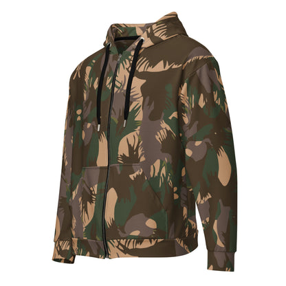 Indian DPM Palm Frond CAMO Unisex zip hoodie - Zip Hoodies