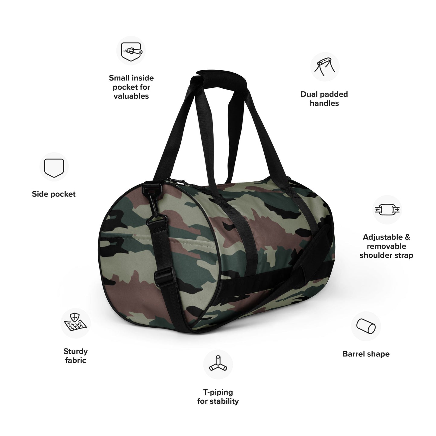 Indian DPM Peace Keeping CAMO gym bag - Gym Bags