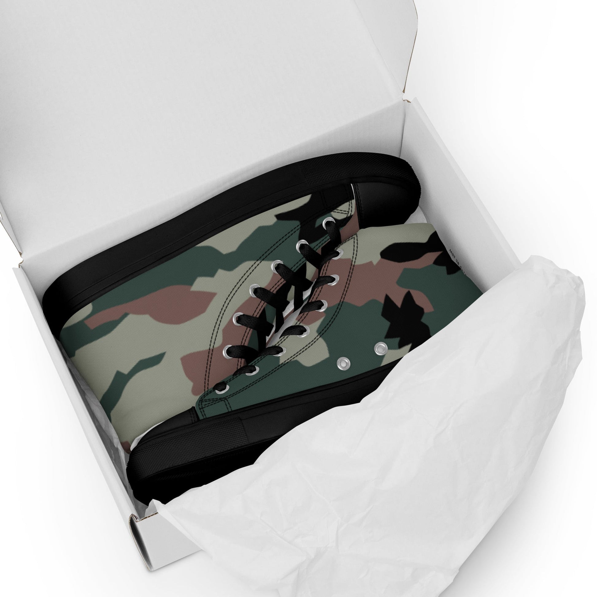 Indian DPM Peace Keeping CAMO Mens high top canvas shoes High Top Canvas Shoes