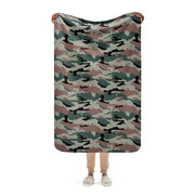 DPM Indian Peacekeeping CAMO Sherpa Blanket - 37″×57″